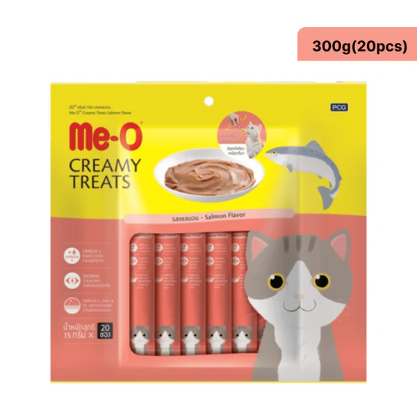Me-O Creamy Cat Treats - Crab - Pack of 20 (20 x 15 g)