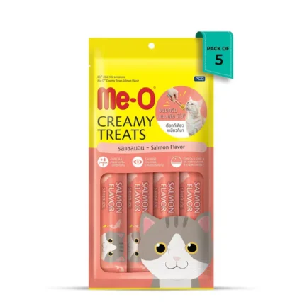 Me-O Creamy Treats Salmon – 60g (5 pcs)