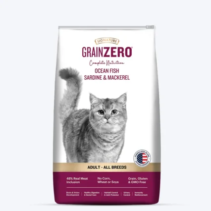 Signature Grain Zero Adult Dry Cat Food (All Breed Formula)