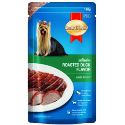 SmartHeart Roasted Duck In Gravy Adult Dog Wet Food- 80g