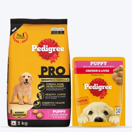 Pedigree Pro Puppy Food Combo - Pack of 2