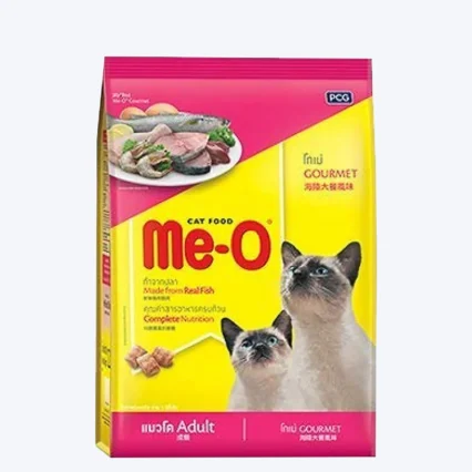 Me-O Adult Gourmet Dry Cat Food - 1.1 kg