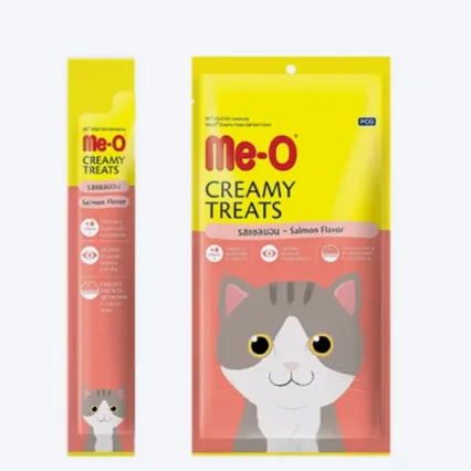 Me-O Creamy Cat Treats - Salmon - Pack of 20 (20 x 15 g)