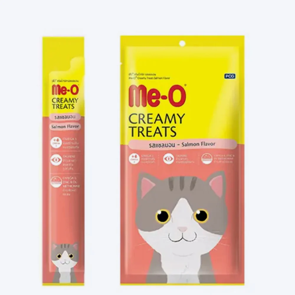 Me-O Creamy Cat Treats - Salmon - Pack of 20 (20 x 15 g)