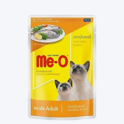 Me-O Mackerel Wet Cat Food - 80 g packs