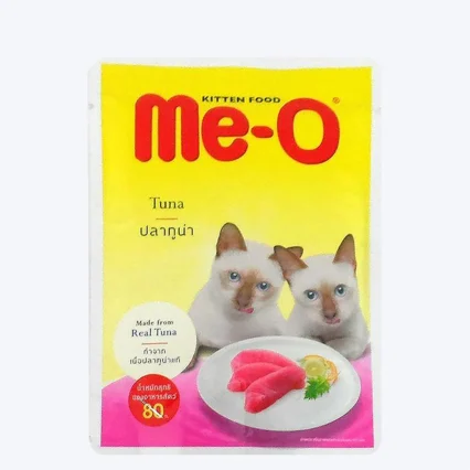 Me-O Wet Kitten Food - Tuna - 80 g packs