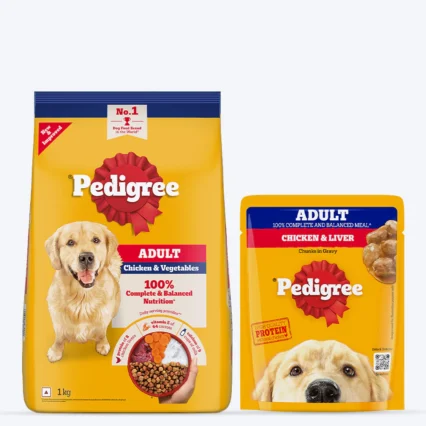 Pedigree Best Of Both Combo For Adult Dogs - Pack of 2